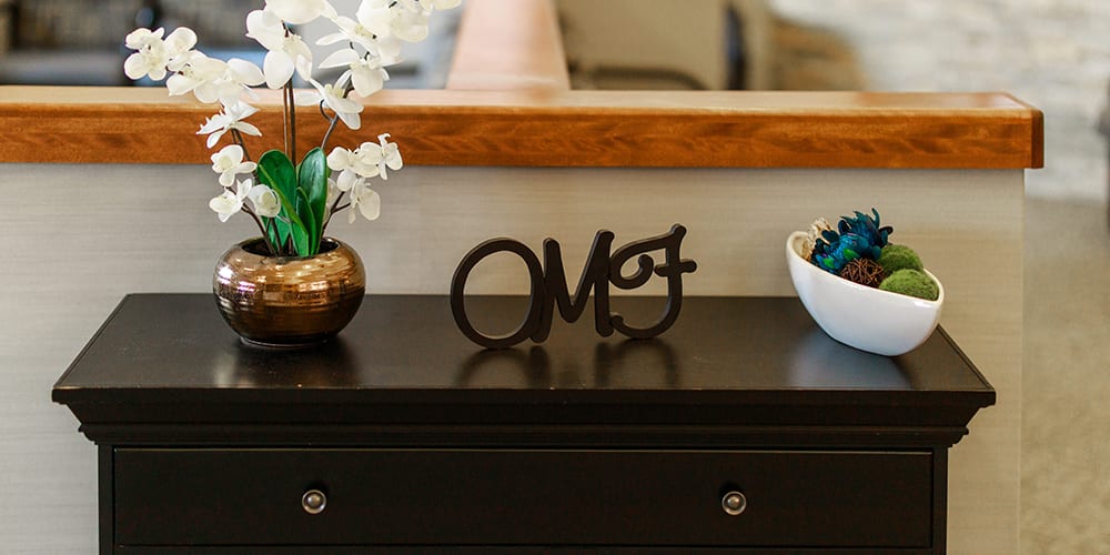 drawer with decorations of the midland office